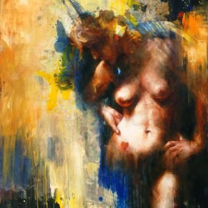 James Wu-painting-Red-heart