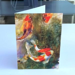Greeting cards-Koi,